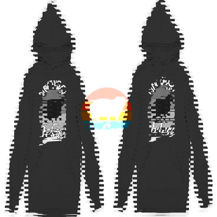 レトロ 面白い カピバラ Don't Worry Be Capy パーカー