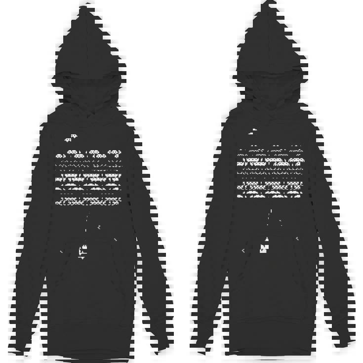 レトロなヴィンテージビデオゲームスペースシューティングアーケード パーカー