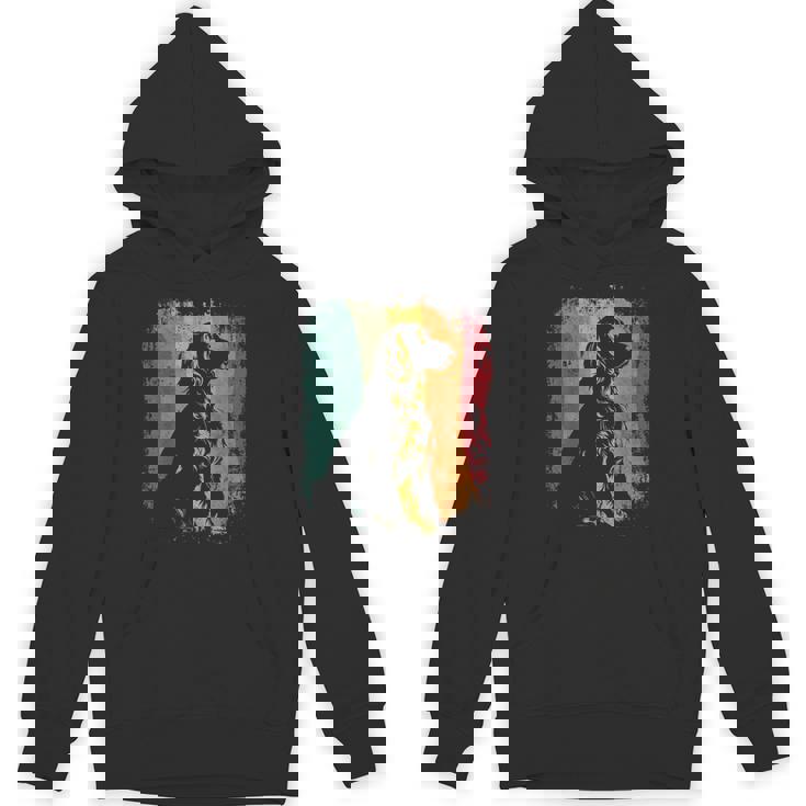 レトロヴィンテージドッグデザインイングリッシュコッカースパニエル パーカー