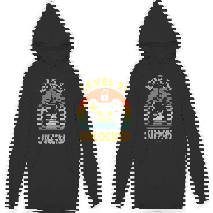 レベル51アンロック レトロヴィンテージ51歳の誕生日ゲームゲーマー パーカー