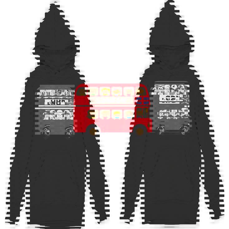 ロンドン イングランド ダブルデッカー レッドバス キッズ ツーリスト お土産 パーカー