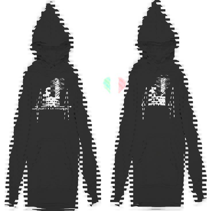 ローマ コロッセオ ハートビート イタリア イタリア国旗 ハート ローマン ローマ パーカー