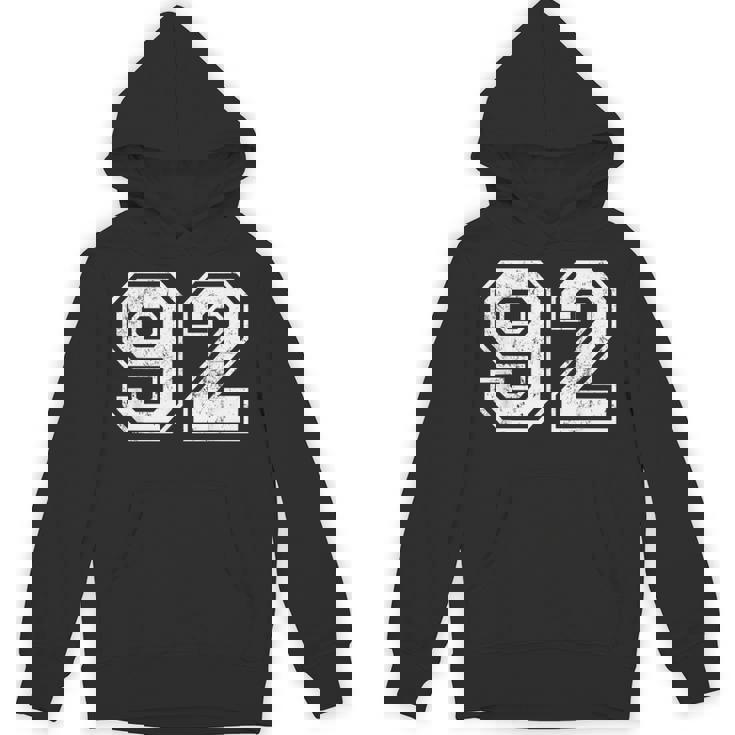 ヴィンテージ スポーツ 数字 92 九十二 パーカー