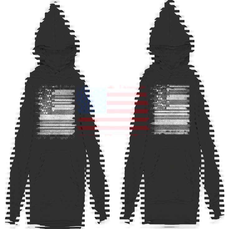 ヴィンテージ 星条旗 スタイリッシュ シンプルデザイン パーカー