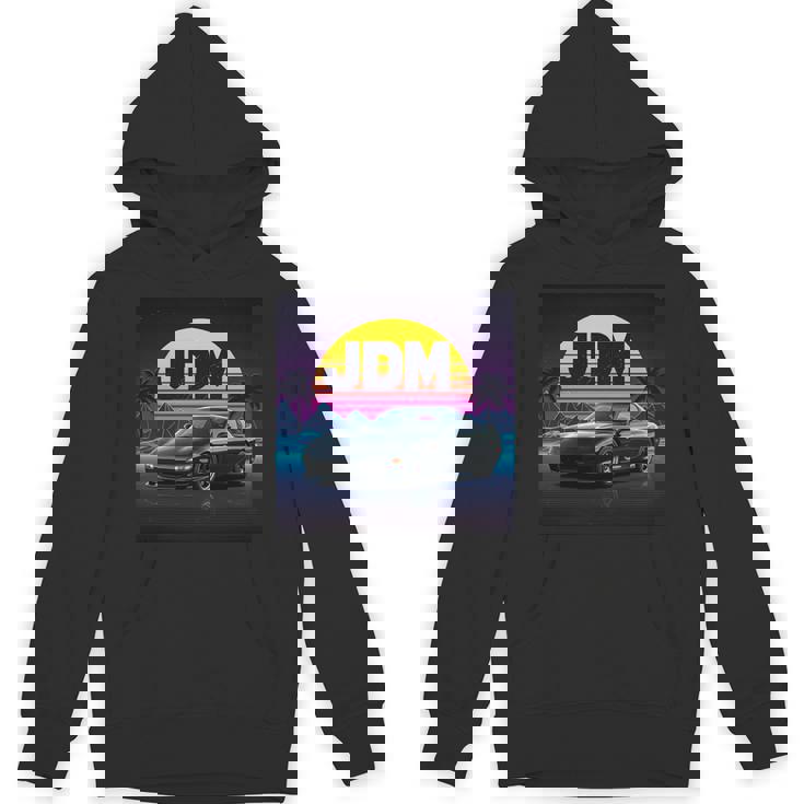 ヴェイパーウェーブ レトロ サンセット Jdm レジェンドカー 日本国内市場 長袖tシャツ パーカー