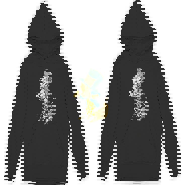 不思議の国のアリス マッドハッター ヴィンテージイラスト パーカー