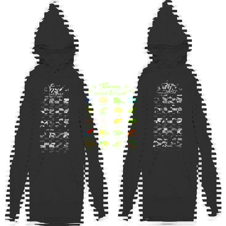 世界のカエル カエル パーカー