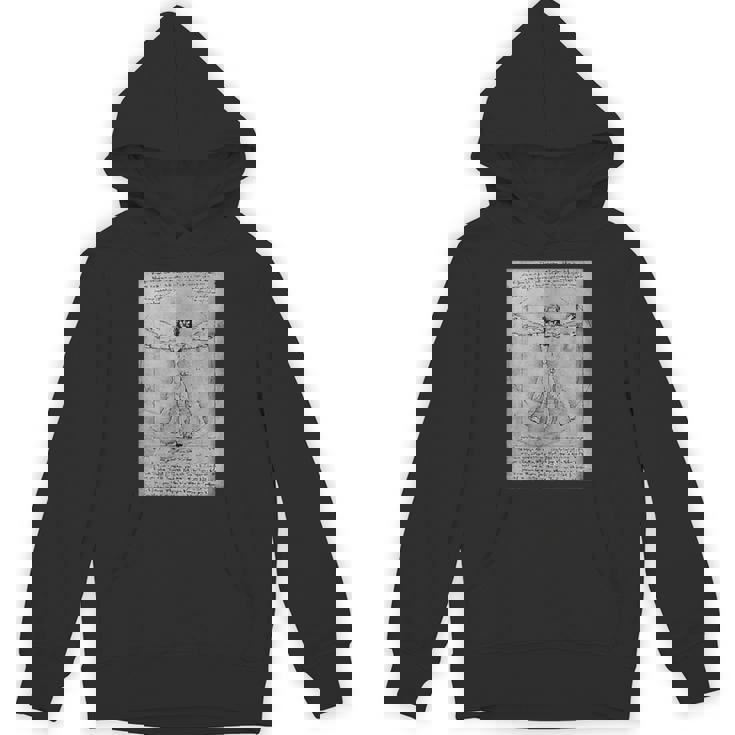 人物レオナルドダヴィンチのプロポーション パーカー