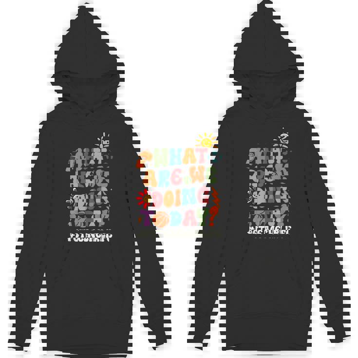 今日何をしているのか Pe先生 体育 パーカー