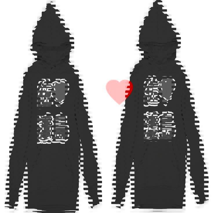 佐渡島・ラブ（I Love アイラブ）大きな文字 ハート Big【47都道府県】佐渡ヶ島 ジモティ お土産 面白 パーカー