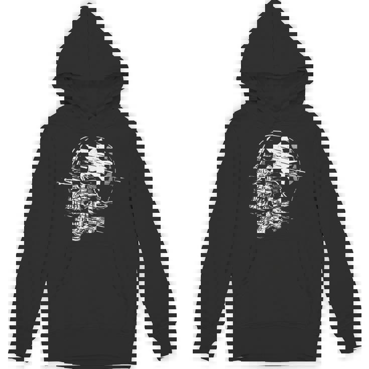 兵士 スカル スケルトン ミリタリー アーミー メモリアルデー 愛国心 パーカー