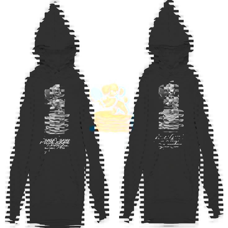 卓球 トイプードル スイーツ パンケーキ 面白い アートデザイン 可愛い おしゃれ 動物 英字 スポーツ 長袖tシャツ パーカー