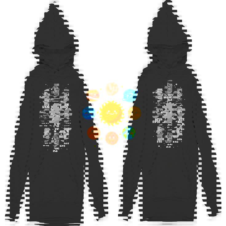 太陽系 9つの惑星 かわいい惑星 恋人 宇宙 天文学 パーカー