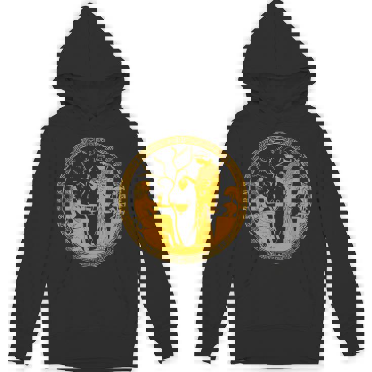 女神アテナと英雄ヘラクレス古代ギリシャ美術神話 パーカー