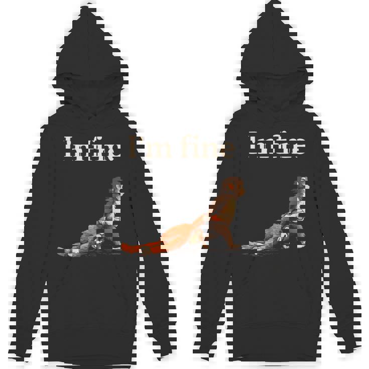 悲しい猿のパンチミームとオレンジのおもちゃで私は元気です パーカー