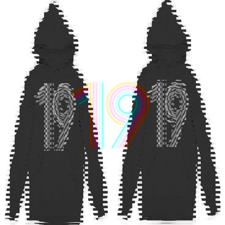 数字 19 19周年記念 19歳の誕生日 パーカー