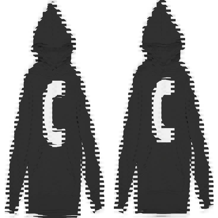 文字c 大文字 アルファベット モノグラム イニシャル パーカー