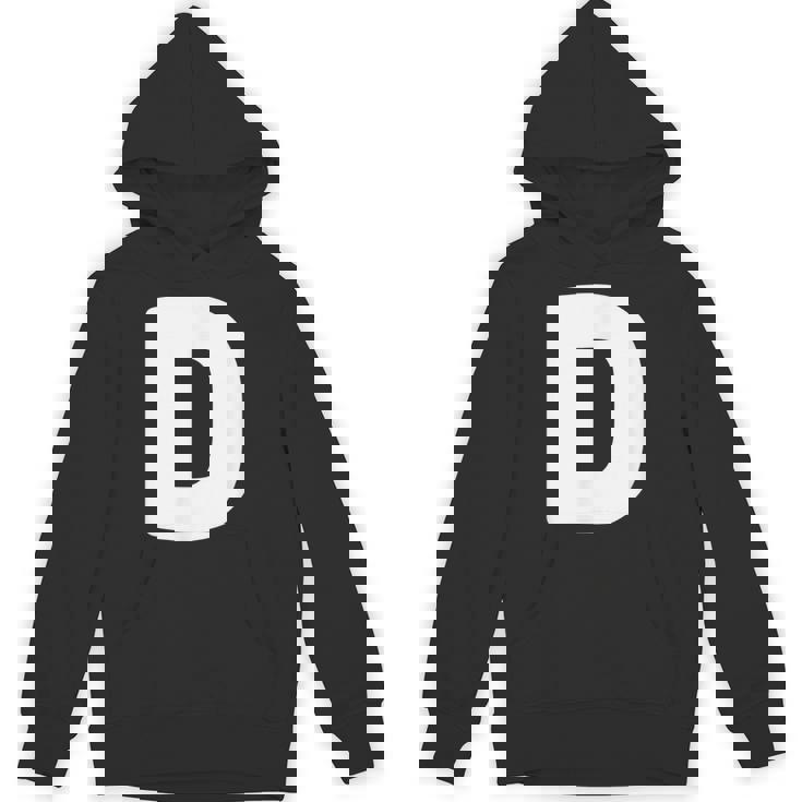 文字d 大文字 アルファベット モノグラム イニシャル パーカー