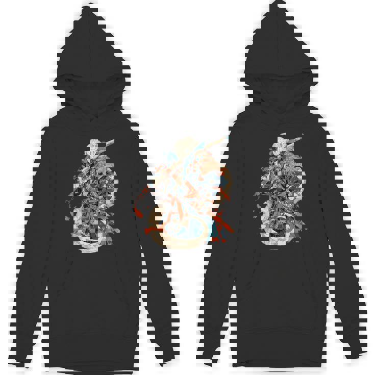 日本アート 蛇 忍者 浮世絵 アニメスタイル サムライスネーク パーカー