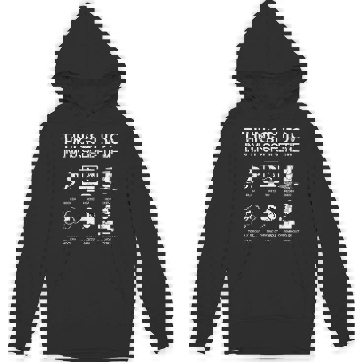 暇なときにすること面白いホッケー愛好家 パーカー