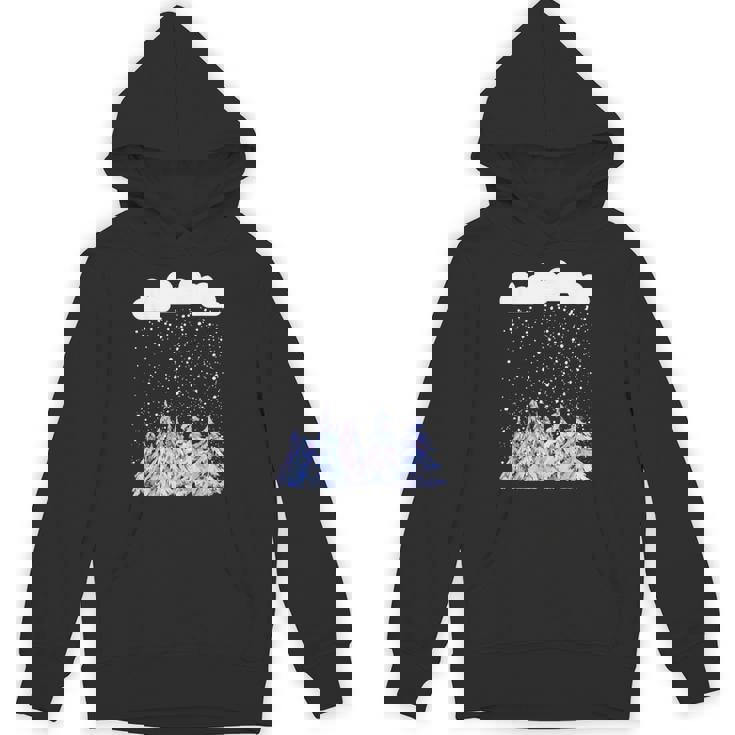 森 雪 新雪 落ちる 冬 ワンダーランド 雪 恋人 パーカー