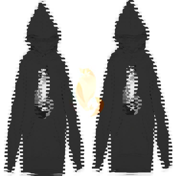 猫 幾何学が描く色彩とラインが生み出すモダン デザイン 6 パーカー