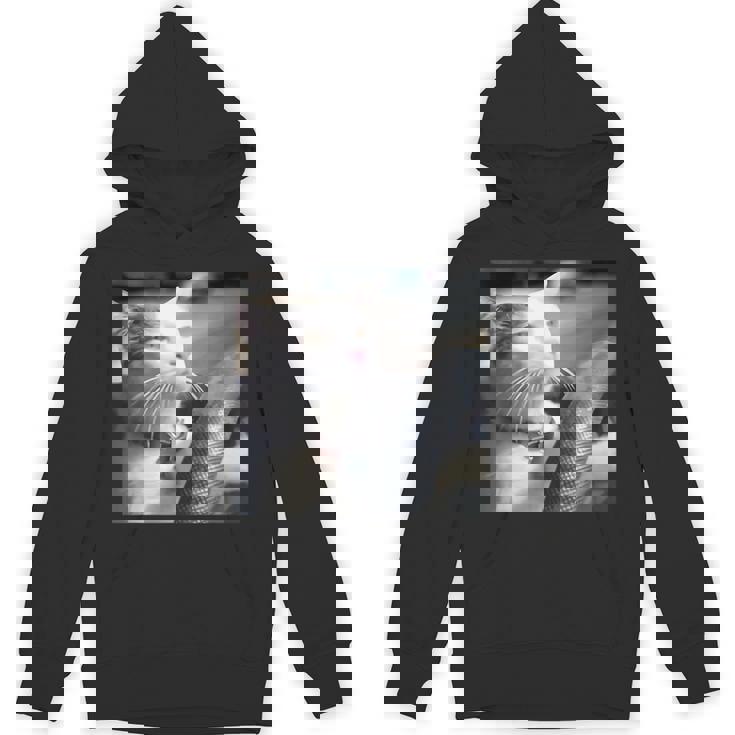 猫のミームtシャツを運転します パーカー