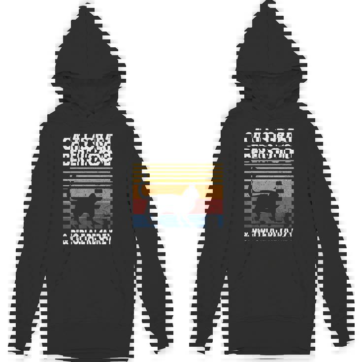 猫は素晴らしい ビールは美味しい、そして人々はクレイジー ビルマ猫 パーカー