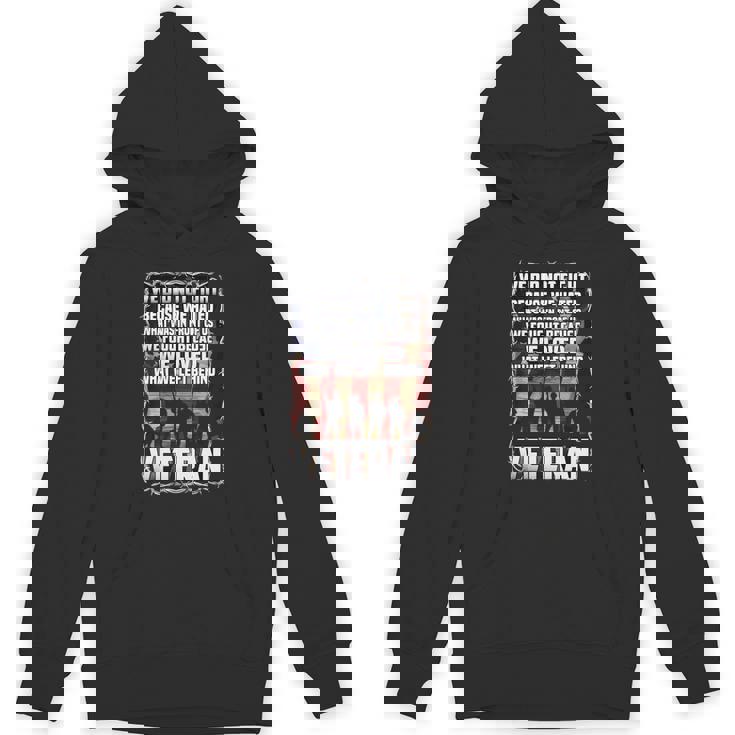 私たちは戦わなかった 私たちは愛しました 退役軍人 アメリカの旗 愛国的 長袖tシャツ パーカー