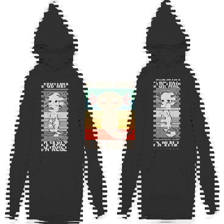 私のスピリットアニマルはウーパールーパーかわいいアホロートルキッズ パーカー