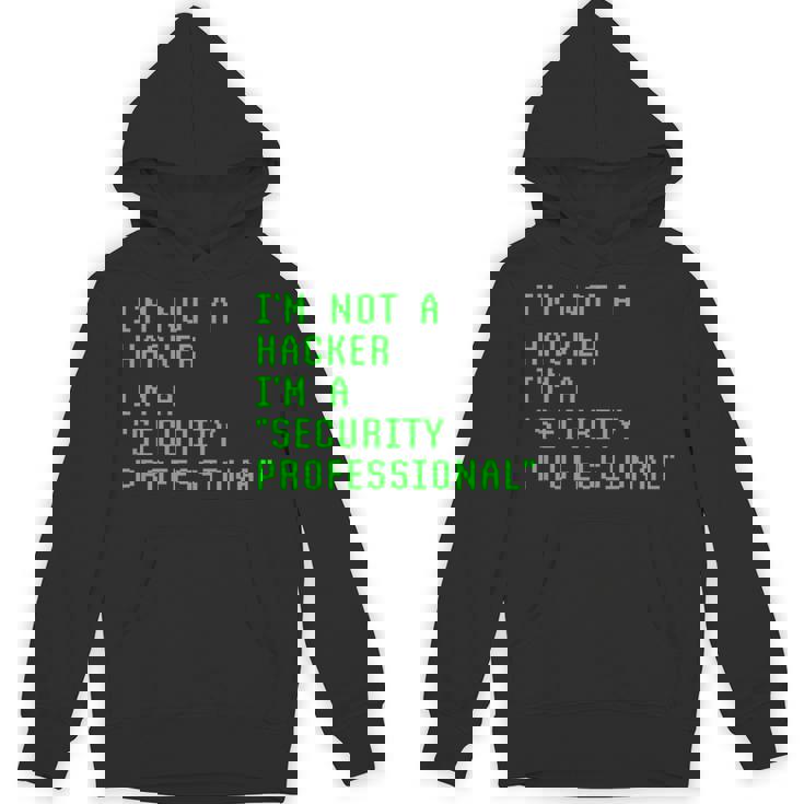 私はハッカーではありません私はサイバーセキュリティの専門家のコンピューターです Cyberecurity パーカー
