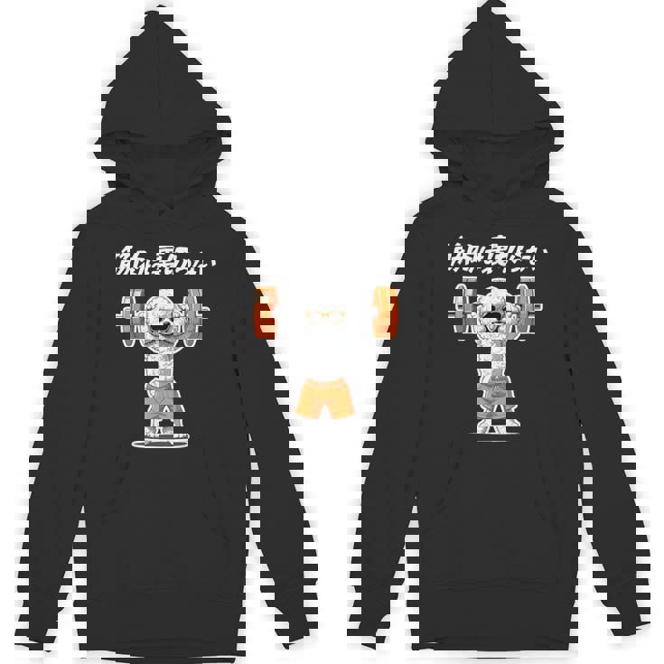 筋肉は裏切らない トイプードル グッズ 犬 おもしろ 面白い ネタ 筋トレ パーカー