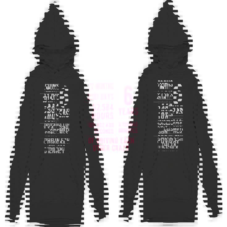 結婚6年 おもしろい 結婚6周年 パーカー