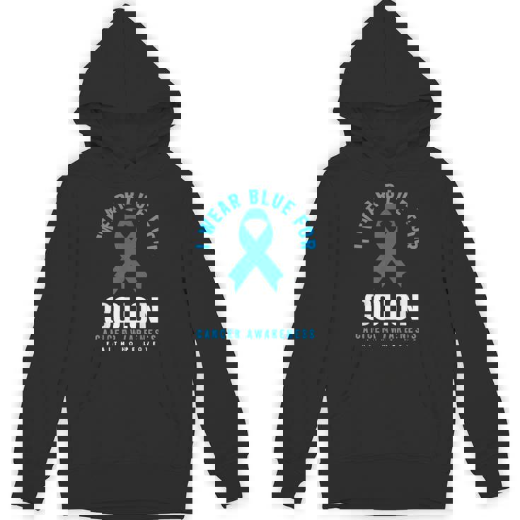 結腸直腸癌 I Wear Blue For Colon Cancer Awareness パーカー