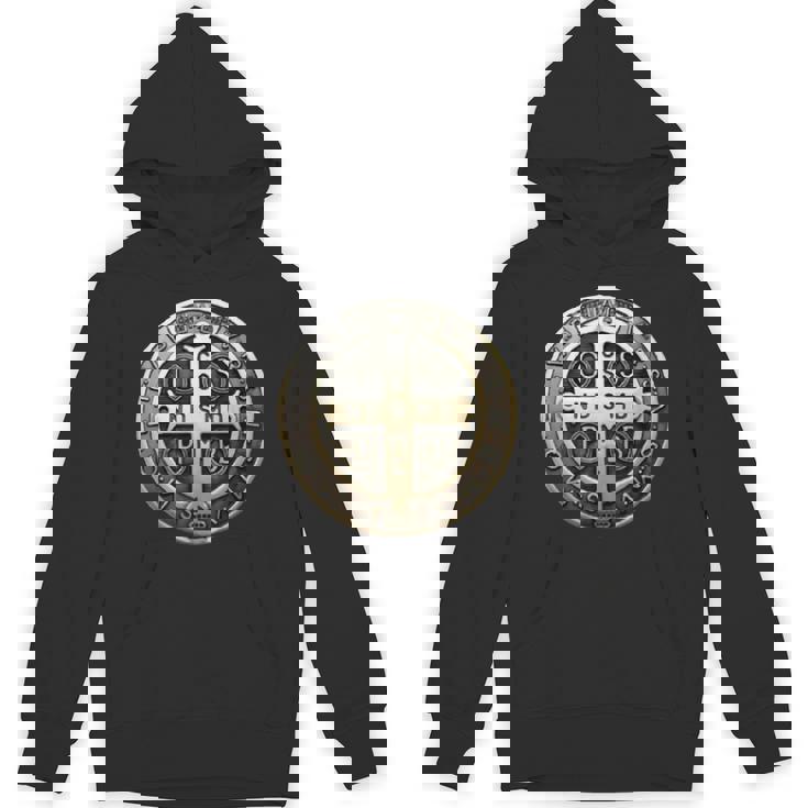 聖ベネディクトメダル 聖ベネディクトクロス カトリック クリスチャン パーカー