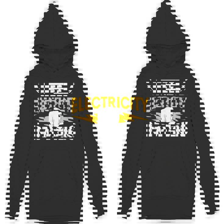 血管に電気を感じる 電気工事士 パーカー