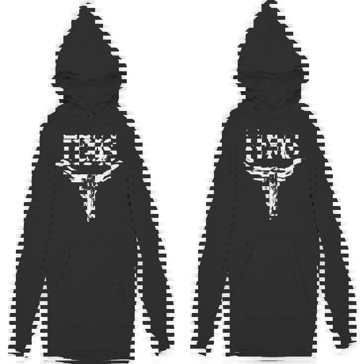 誇り高きテキサンズのためのテキサスロングホーン牛デザイン パーカー