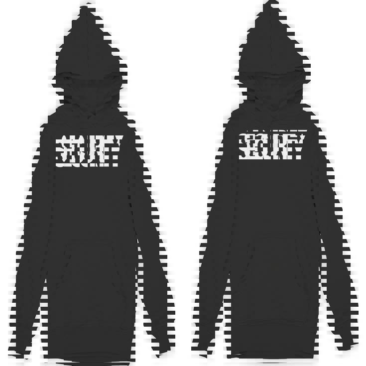 バックプリント 警備員 イベントオフィサー コスチューム 防犯 パーカー