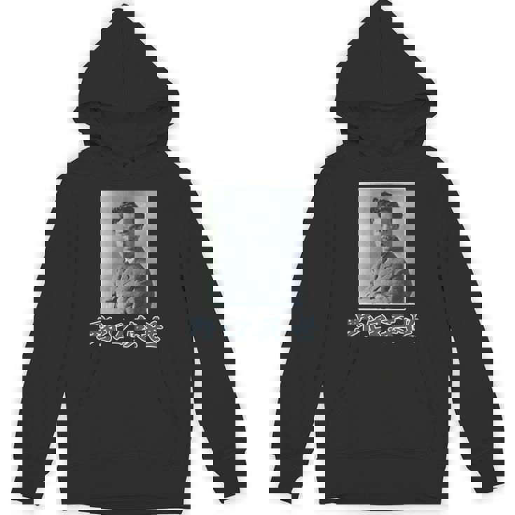 野口英世（日本の偉人）歴史上の人物 写真 肖像【変なデザイン屋さん】面白い 長袖tシャツ パーカー