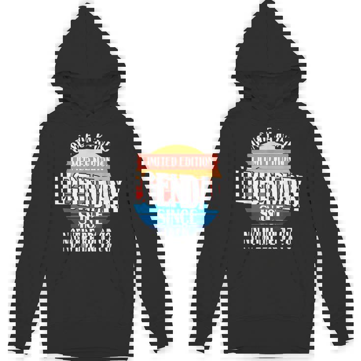 限定版 1978 年 11 月の誕生日以来の伝説 パーカー