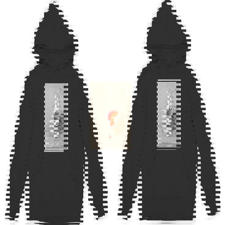 雄鶏と鶏 1900 大原興村 和農場生活 長袖tシャツ パーカー