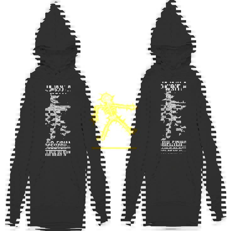 メンズ 電気技師が下手だったら骨が感電死する パーカー