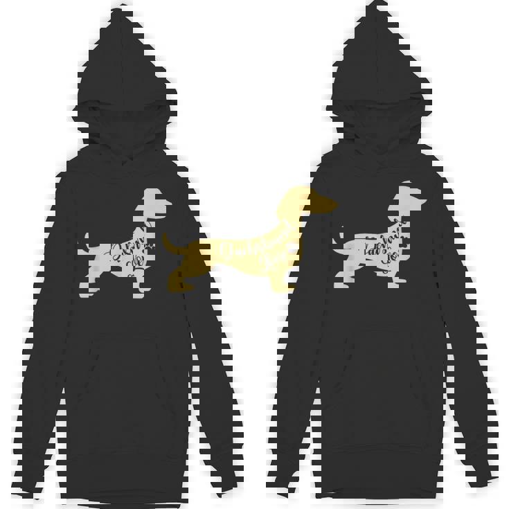 面白いダックスフント犬のデザイン ペット愛好家の足 パーカー