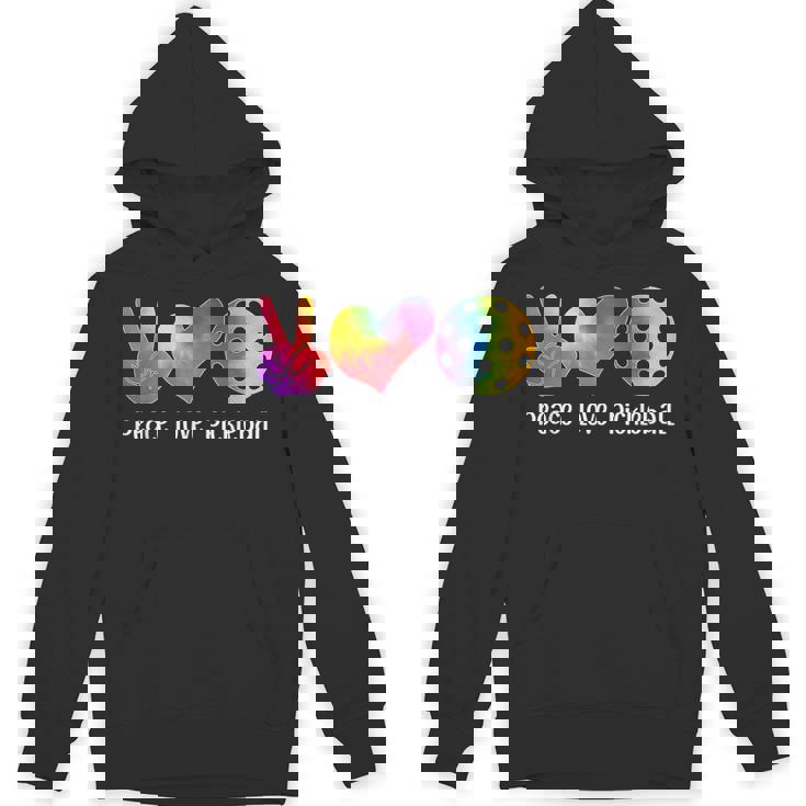 面白いピックルボール タイダイ 引退した平和愛のピックルボール パーカー