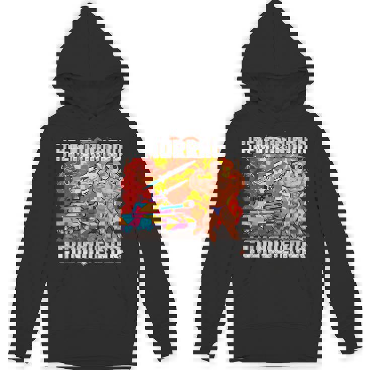 面白い不快なミーム 痔克服ジョーク 恥ずかしい パーカー