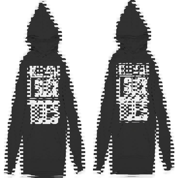 面白い足フェチ つま先を吸う ジョーク 地獄 Yeah Iuck Toes パーカー