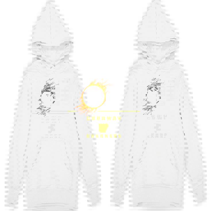 Caraway Arkansas 2024 Total Solar Eclipse Premium Unisex Hoodie