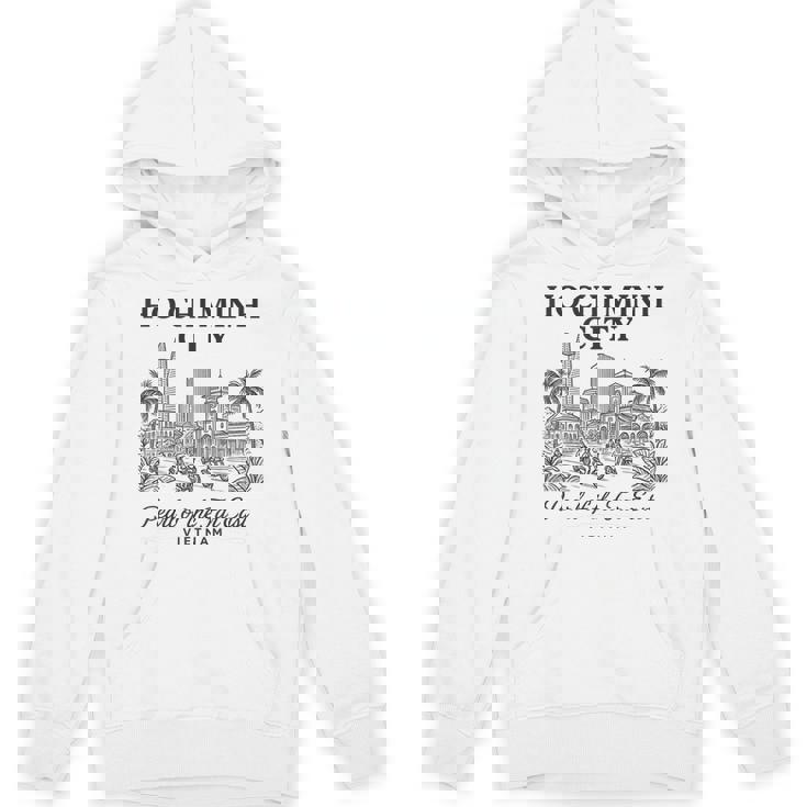 Classic Ho Chi Minh City Vietnam Asia Landmark Travel Art Unisex Hoodie