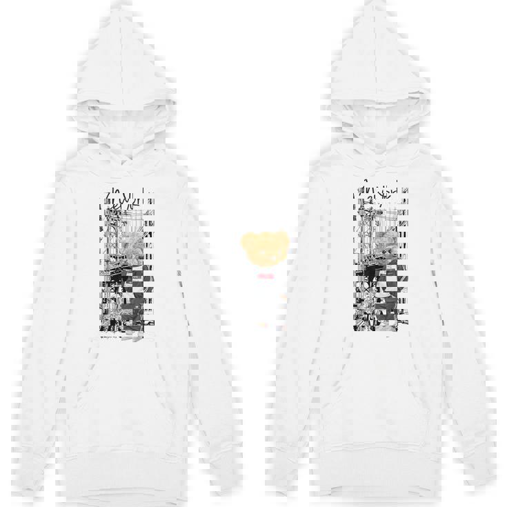 Cool New York City Teddy Bear Illustration Graphic s パーカー