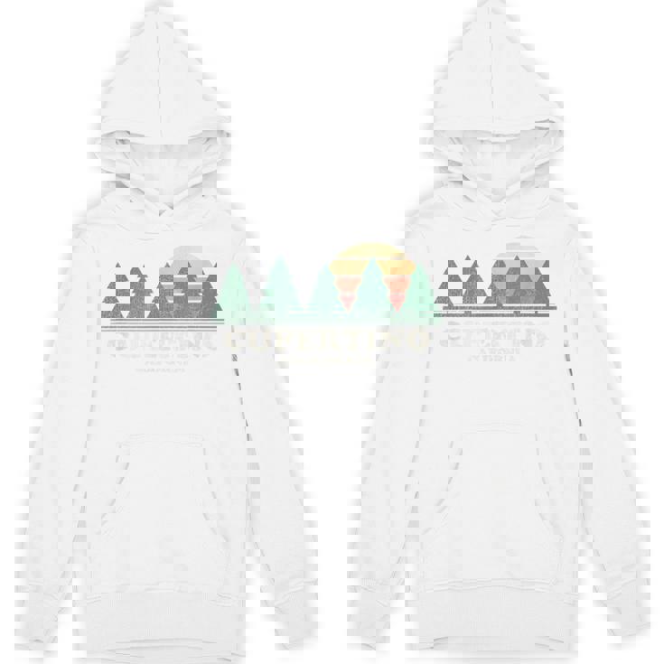 Cupertino Ca ヴィンテージ スローバック レトロ 70年代デザイン パーカー